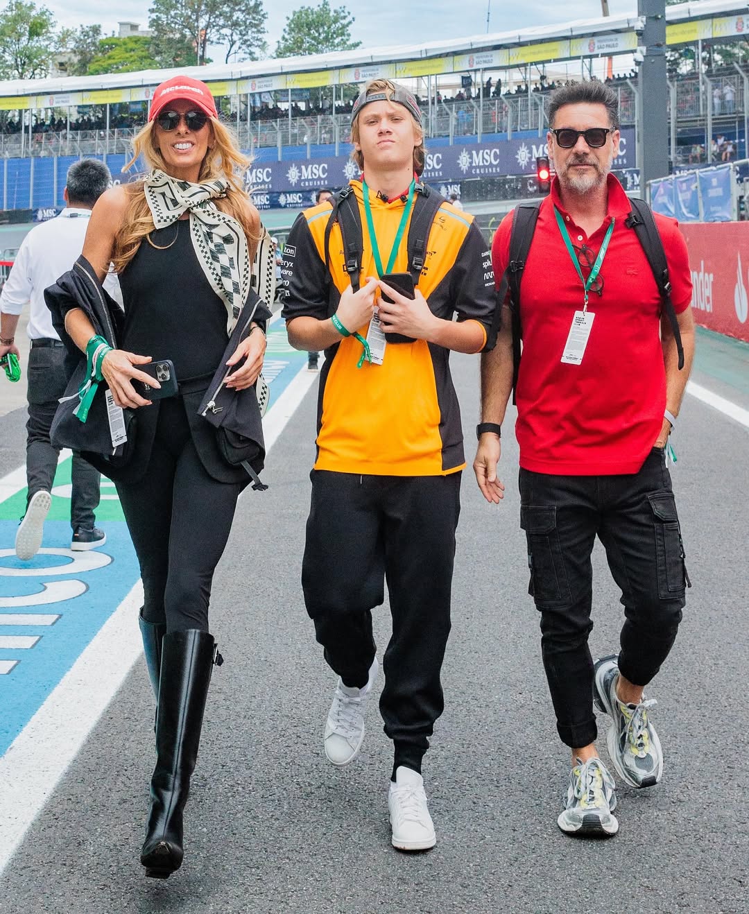 Adriane Galisteu e Alexandre Iódice com o filho, Vittorio - Foto: Reprodução/Instagram @galisteuoficial 