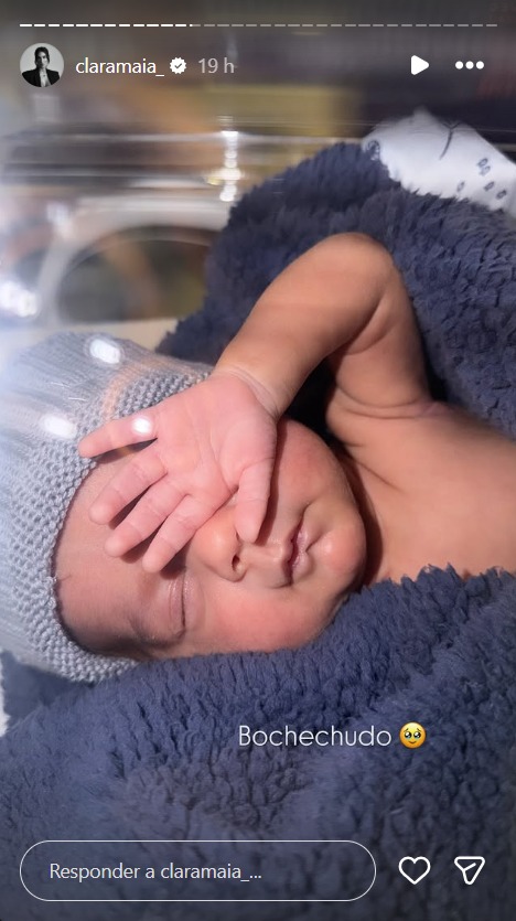 Clara Maia revela que o filho Theo, recebeu alta da UTI - Foto: Reprodução / Instagram @claramaia_ 