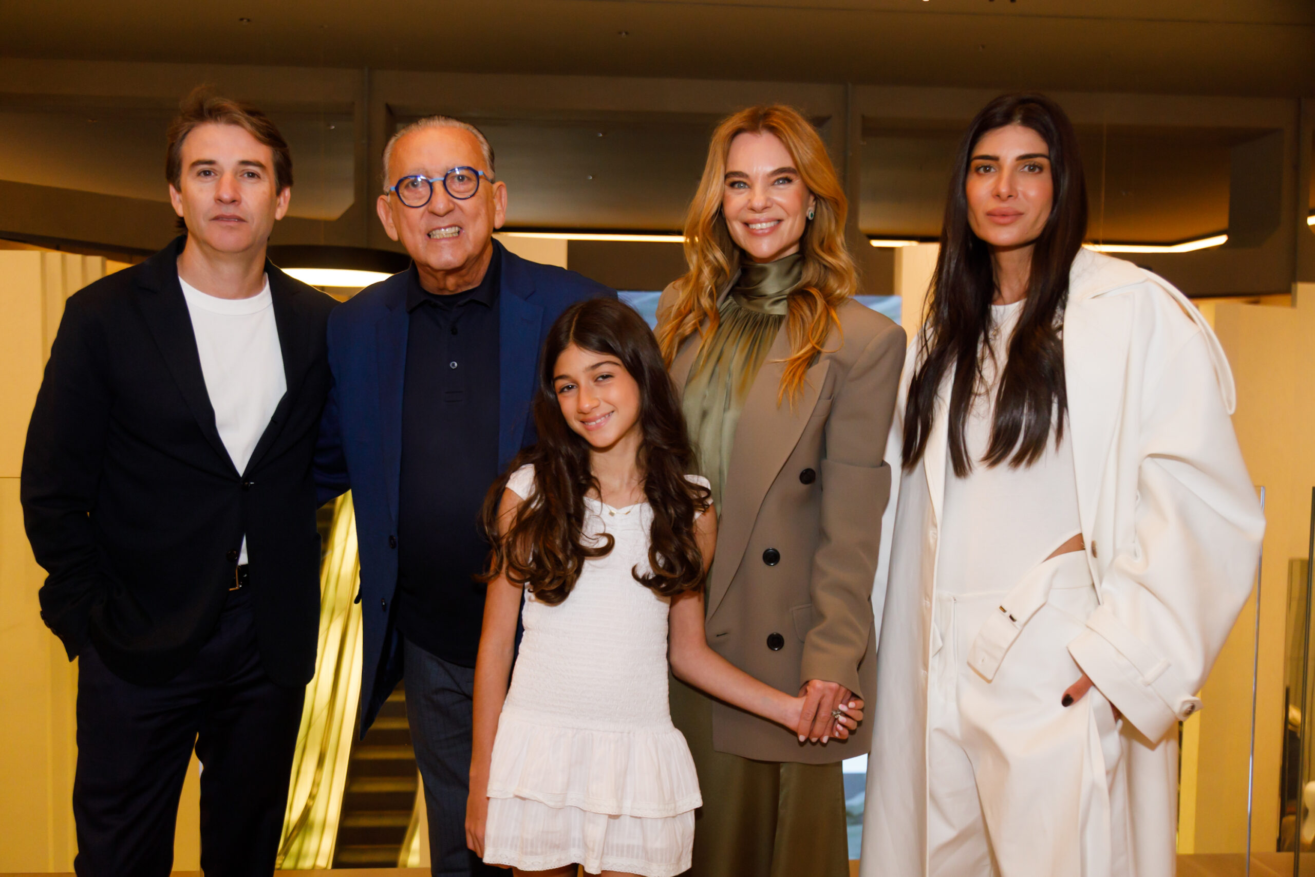 Galvão Bueno com a família - Foto: Patrícia Devoraes/Brazil News