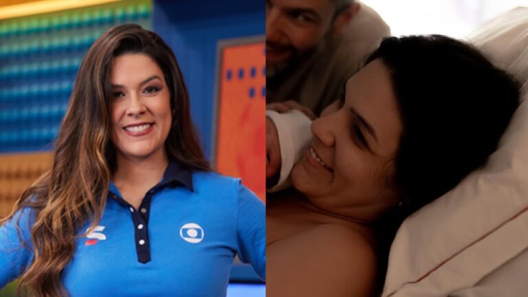 Nasceu! Narradora da Globo, Renata Silveira mostra as primeiras fotos da bebê