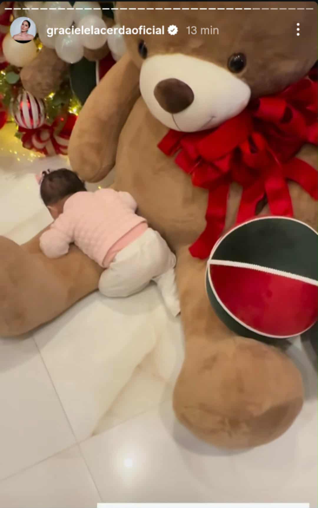 Graciele Lacerda mostra decoração de Natal de seu triplex - Foto: @gracielelacerdaoficial