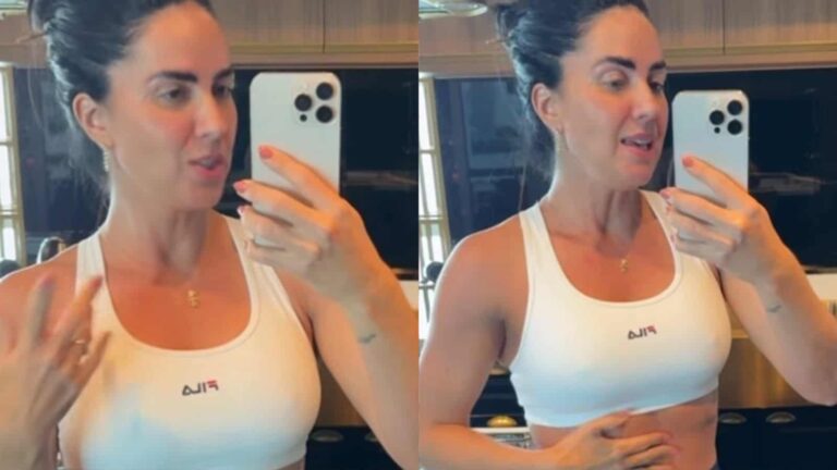 Graciele Lacerda recupera peso de antes da gestação e rebate: ‘É fechar a boca’