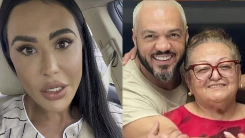 Gracyanne, Belo e dona Teresinha - Foto: Reprodução/Instagram @graoficial
