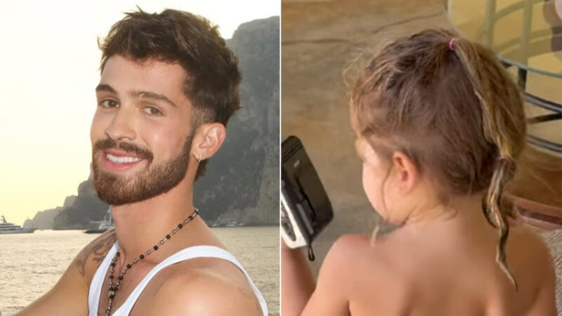 João Guilherme conta momento inusitado com Maria Flor - Foto: Reprodução / Instagram