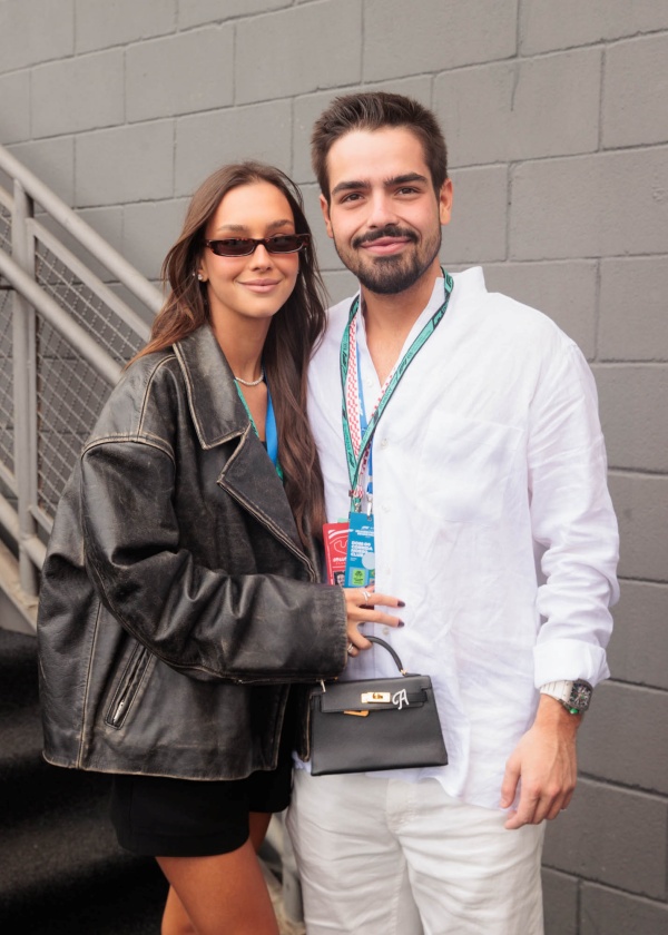 João Silva e a nova namorada, Alexia Novelino