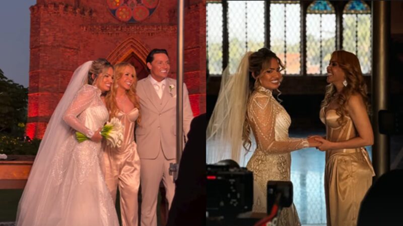 Filha de Joelma, Natália Sarraff se casa com Ricardo Lago - Foto: Instagram @laellyomesquita e @nataliasarraff