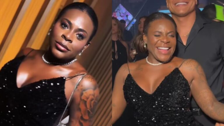 Jojo Todynho ganha ‘mão boba’ do namorado em noite de festa