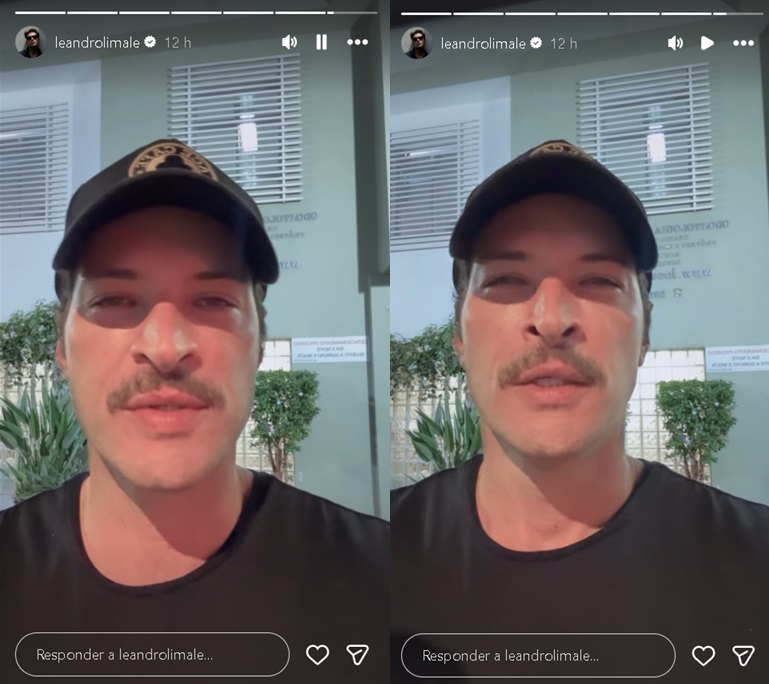 Leandro Lima no hospital - Foto: Reprodução / Instagram @leandrolimale