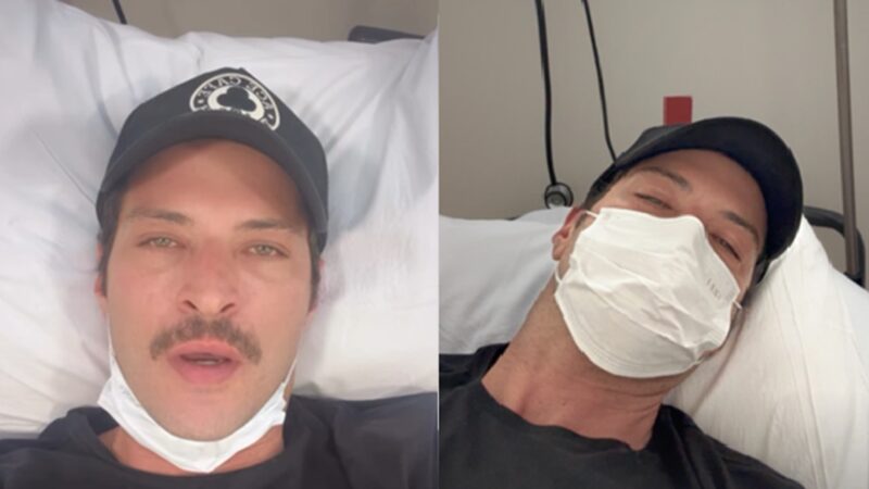 Leandro Lima no hospital - Foto: Reprodução / Instagram @leandrolimale
