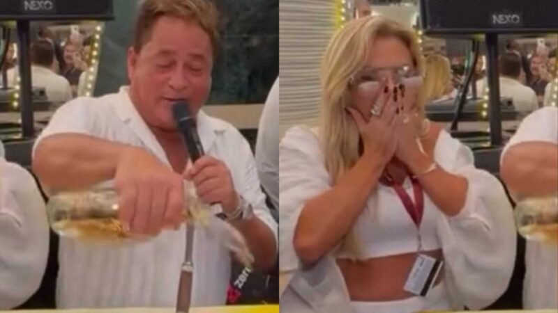 Leonardo choca Poliana Rocha