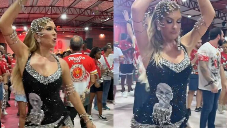 Grávida, Lore Improta causa com vídeo sambando em seu 1º ensaio na Unidos do Viradouro