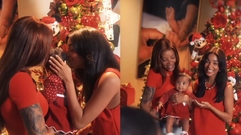 Ludmilla e Brunna Gonçalves montam decoração luxuosa para o primeiro Natal da filha; vídeo