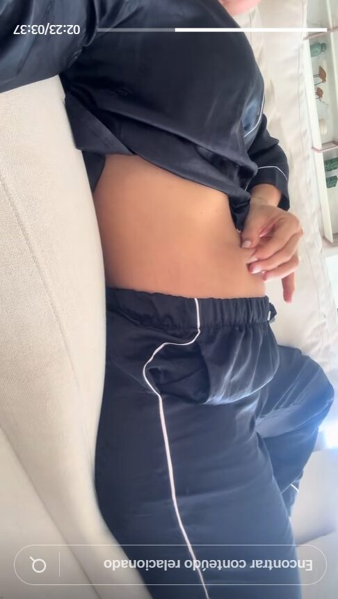 Maíra Cardi mostra barriga pós-parto - Reprodução/Tiktok @cardinigro 