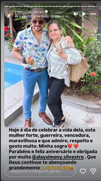 Margareth Serrão celebra aniversário da sogra - Foto: Reprodução/Instagram @margareth_serrao