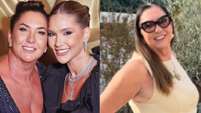 Médico exibe fotos da mãe de Virginia Fonseca antes e depois de eliminar mais de 20 kg