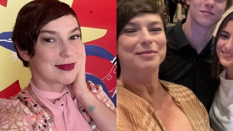 Eles cresceram! Filhos de Maria Paula fazem raríssima aparição em foto com a atriz