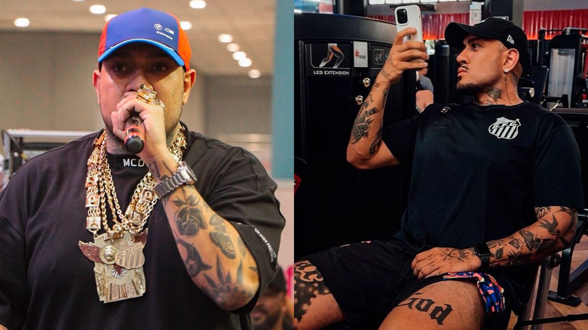 MC Binn exibe antes e depois de emagrecimento - Foto: Reprodução / Instagram @mcbinn 