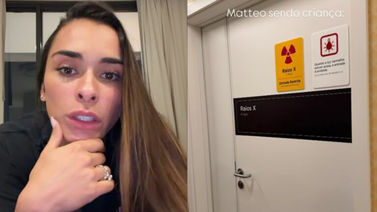Tainá Militão relata susto com o filho e ida ao hospital: ‘Saí de casa correndo’