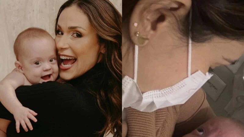 Nadja Haddad mostra foto emocionante com o filho no hospital: ‘Guerreiro’