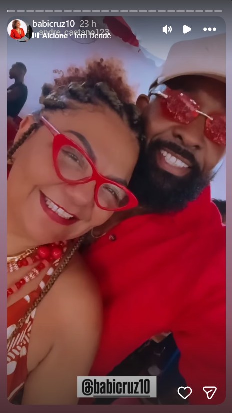 Babi Cruz e André Caetano - Foto: Reprodução/Instagram @babicruz10 
