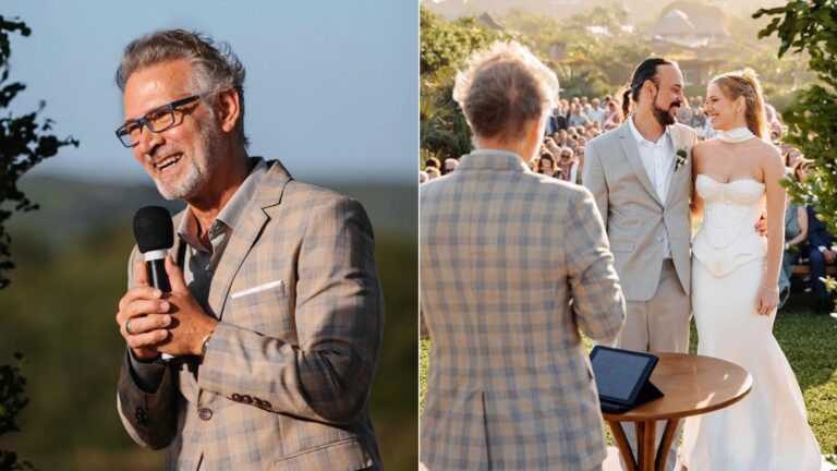 Nelson Freitas fala sobre a emoção de celebrar o casamento de Gabriel O Pensador