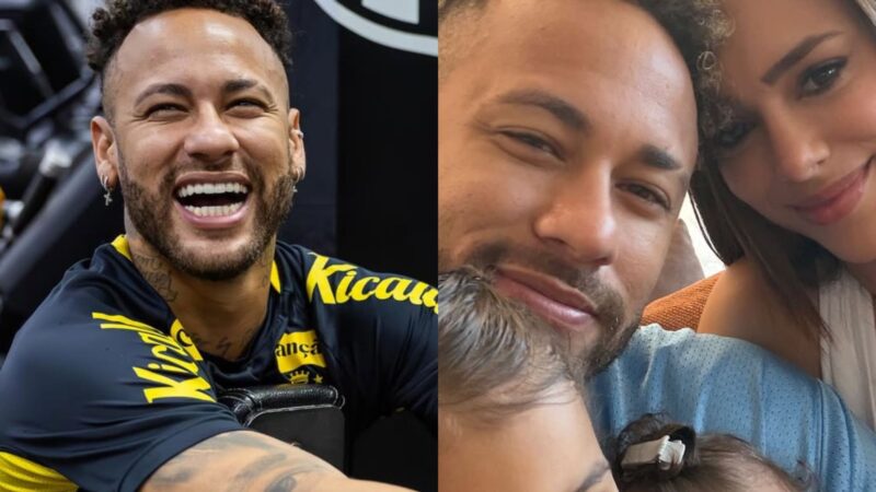 Neymar Jr mostra ‘momento família’ com Bruna Biancardi e as filhas do casal
