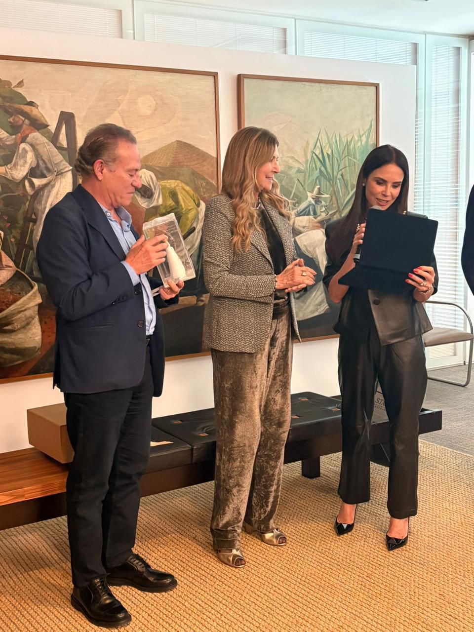 Marly Parra, Jorge Lima e Claudia Papa Scarpa - Foto: Divulgação