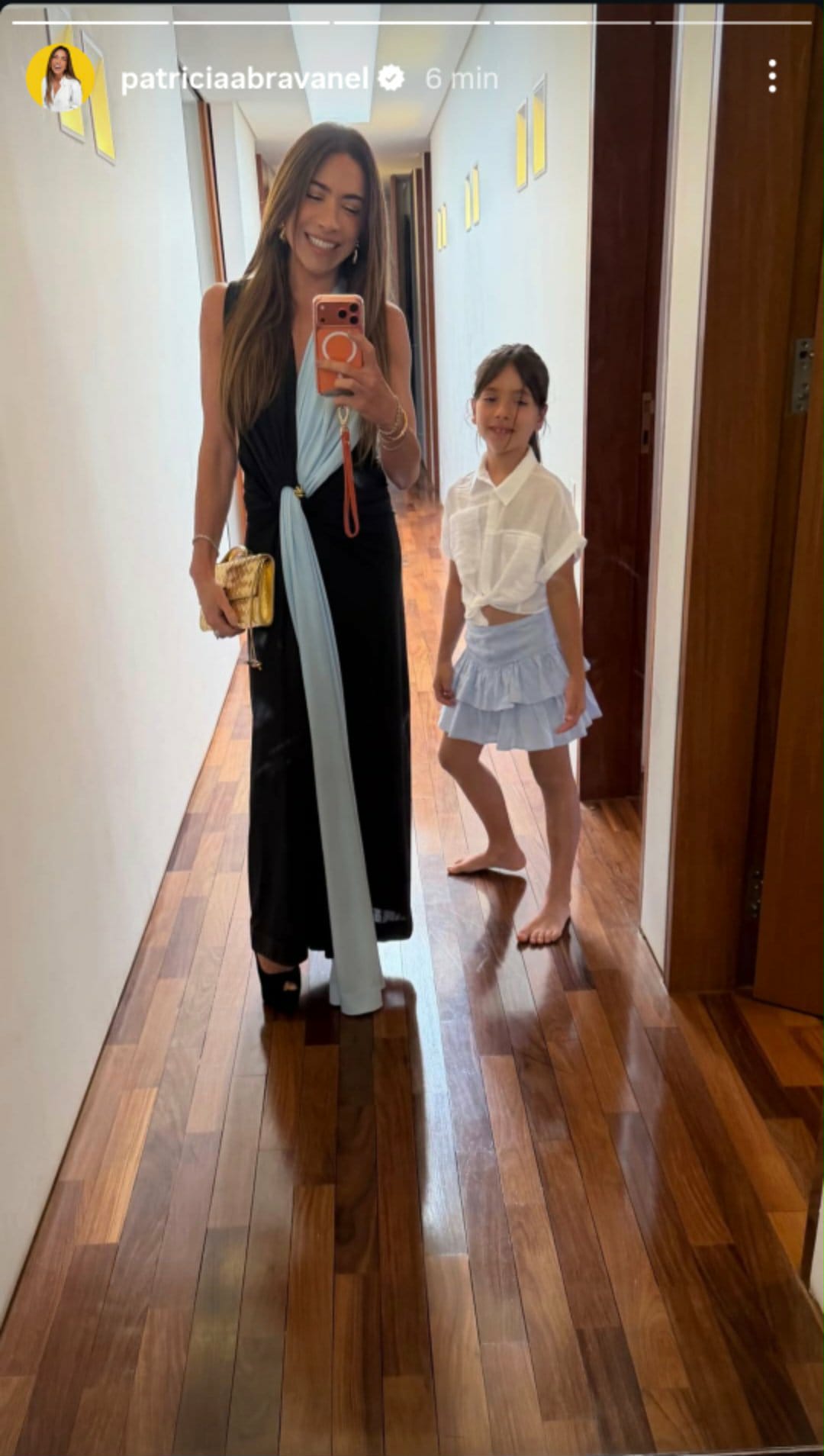 Patricia Abravanel com a família