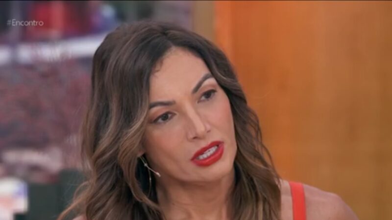 Patrícia Poeta no Encontro – Foto: Reprodução / TV Globo