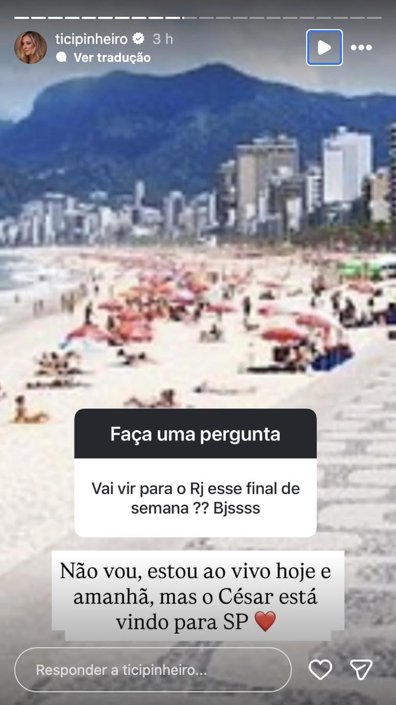 Post de Ticiane Pinheiro - Foto: Reprodução / Instagram