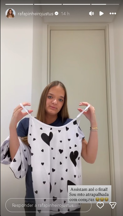 Rafaella Justus - Foto: Reprodução/ Instagram @rafapinheirojustus