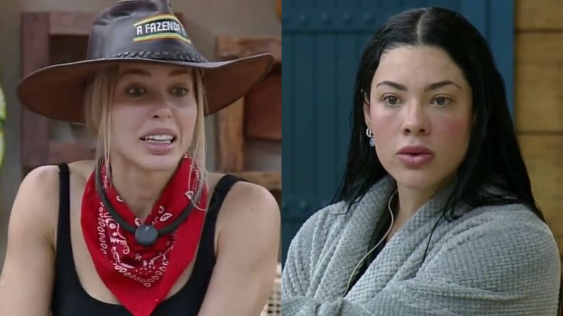 Saory e Rayane em A Fazenda 17 - Foto: Reprodução / Record TV