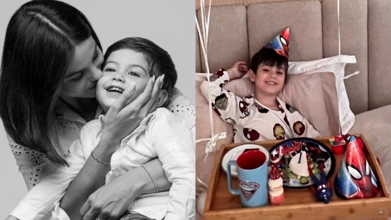 Sthefany Brito comemora o aniversário do filho