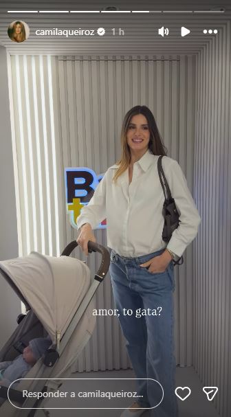 Camila Queiroz montando o enxoval da filha - Foto: Reprodução / Instagram