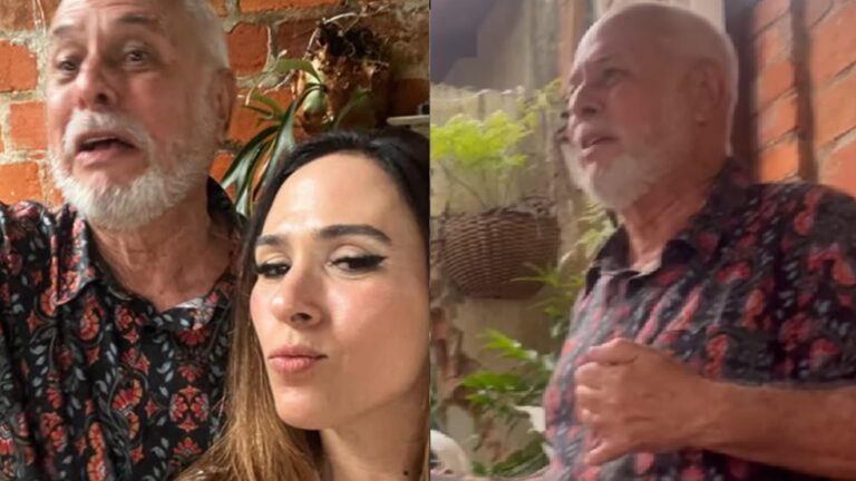Tata Werneck comemora aniversário do pai e expõe tradição que ele segue na data