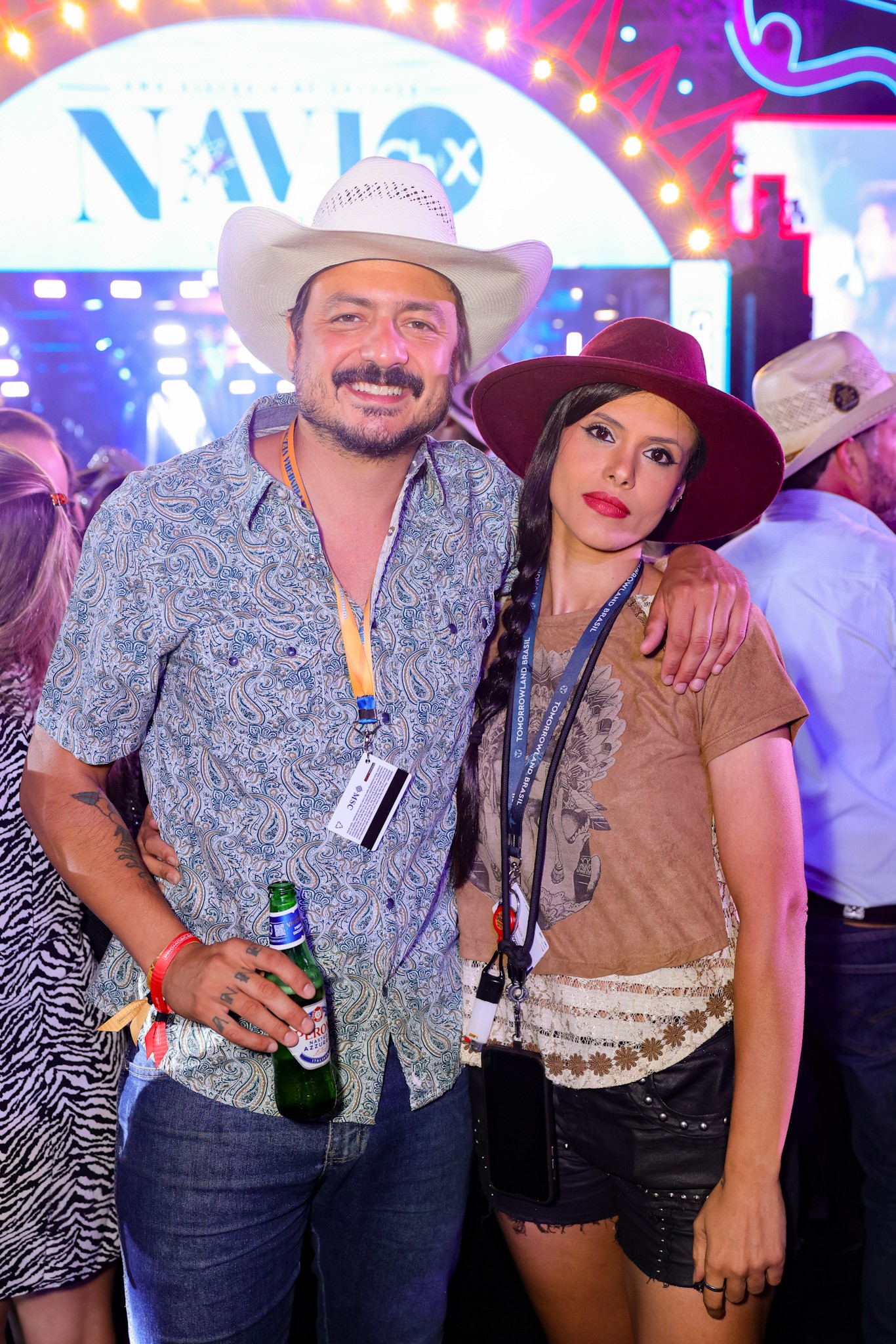 Alisson Lima com a parceira — Foto: Lucas Ramos / Brazil News