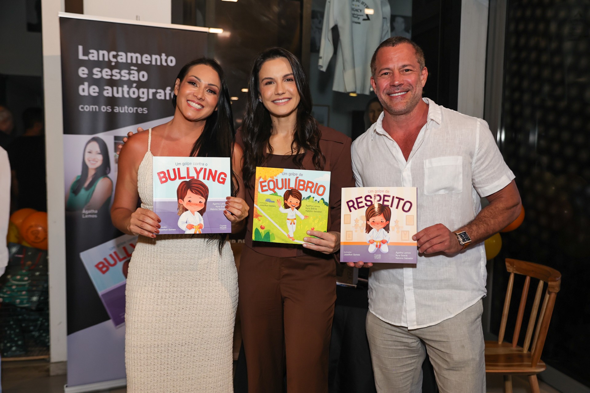 Malvino Salvador e Kyra Gracie - Foto: Anderson Bordê / AgNews