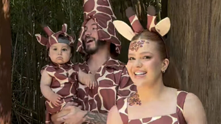 Viih Tube e Eliezer celebram o aniversário do filho com direito a fantasias de girafas