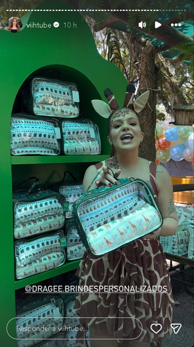 Lembrancinhas da festa de aniversário de Ravi, filho de Viih Tube e Eliezer – Foto: Reprodução / Instagram @viihtube