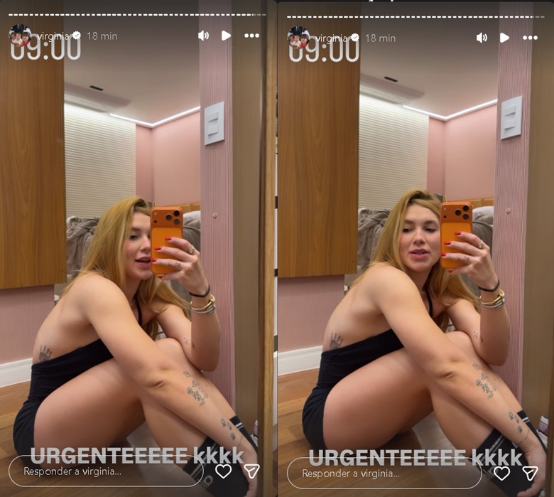 Storie de Virginia - Foto: Reprodução / Instagram @virginia