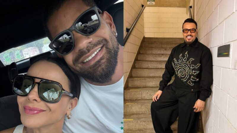 Viviane Araújo, marido e Belo - Fotos: Reprodução/Instagram