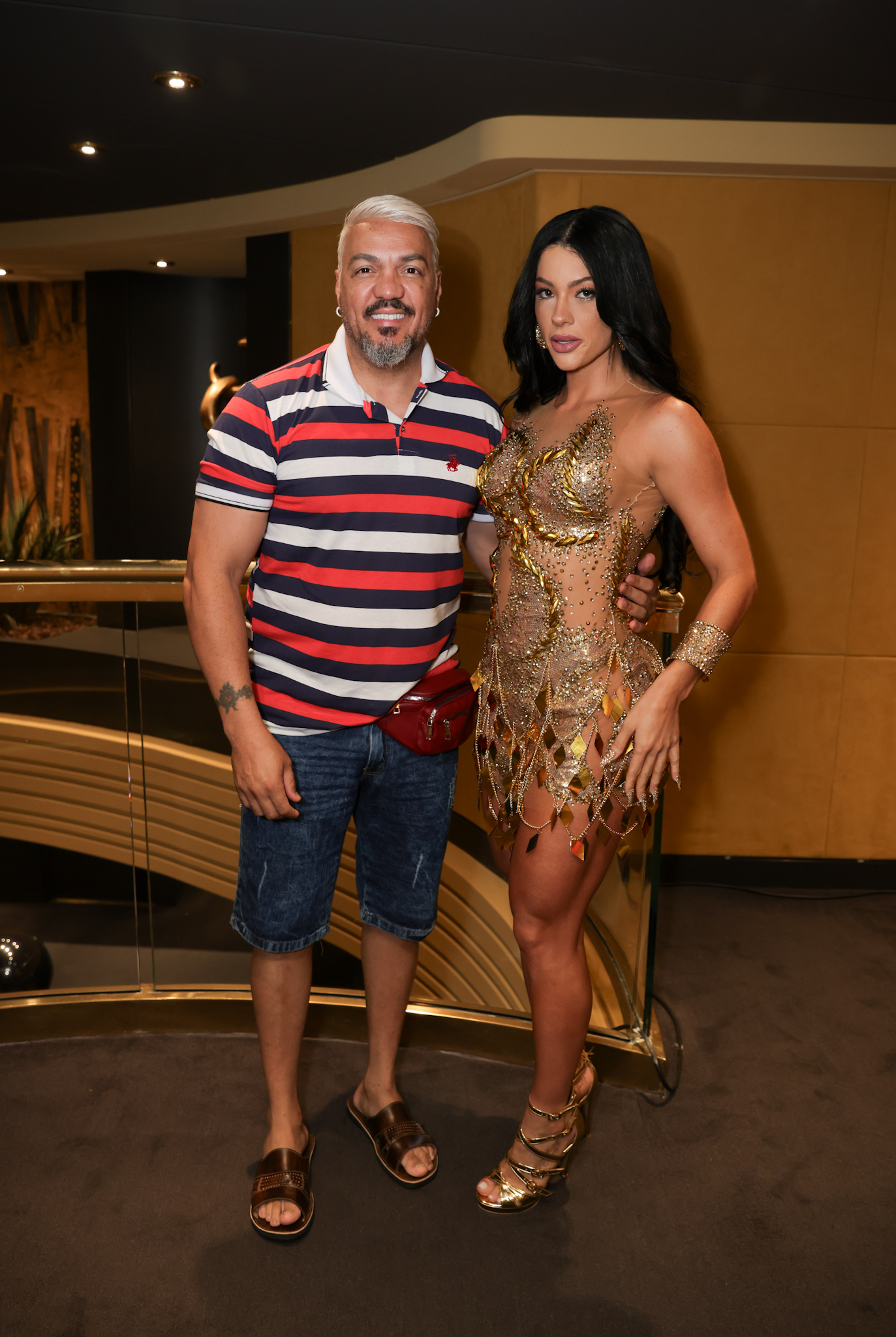 Belo e Rayane Figliuzzi - Foto: Lucas Ramos / Brazil News