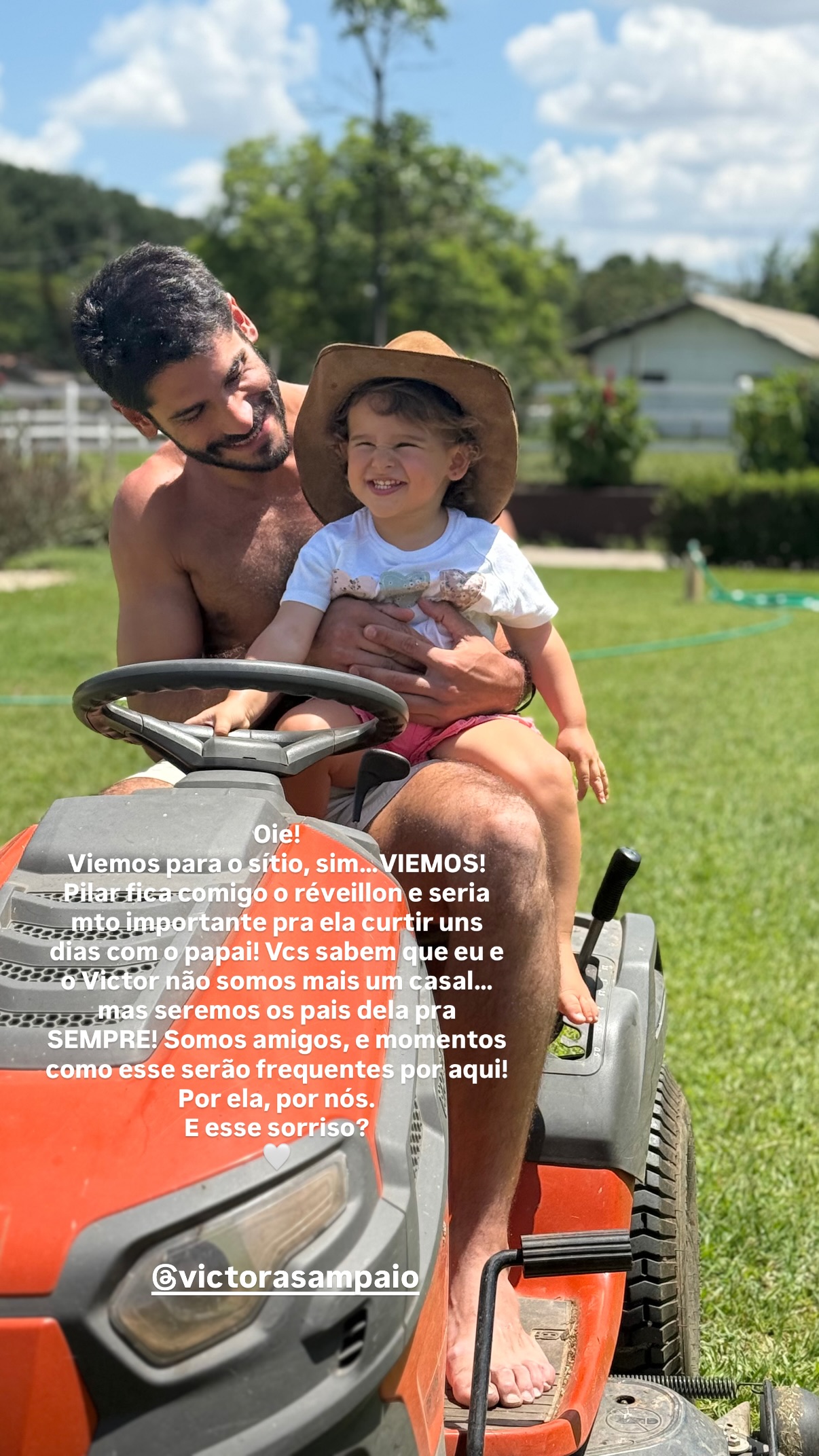 Victor Sampaio e Pilar - Foto: Reprodução / Instagram