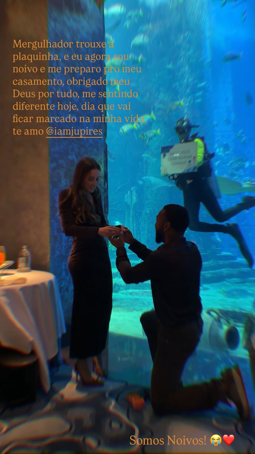 Nego do Borel pede namorada em casamento — Foto: Reprodução/Instagram