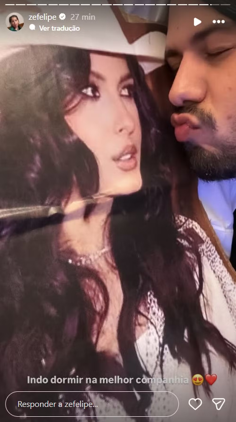 Ana Castela e Zé Felipe – Foto: Reprodução / Instagram @zefelipe