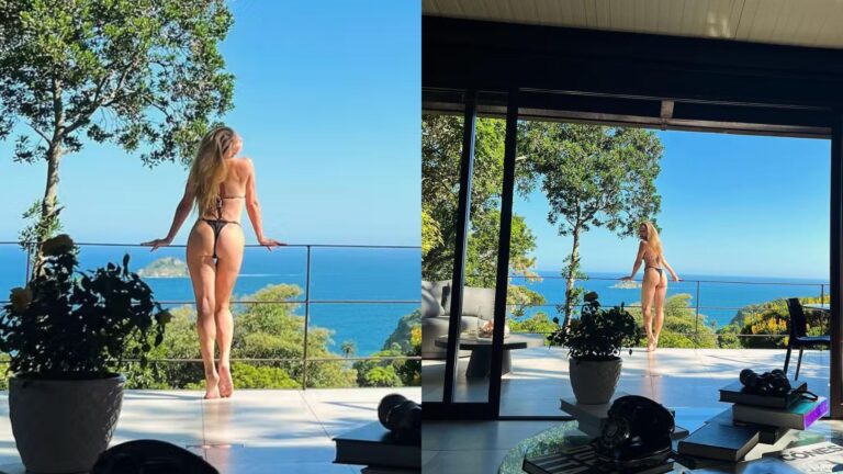 Dona de uma mansão de 5 milhões, atriz chega aos 52 com declaração do marido famoso
