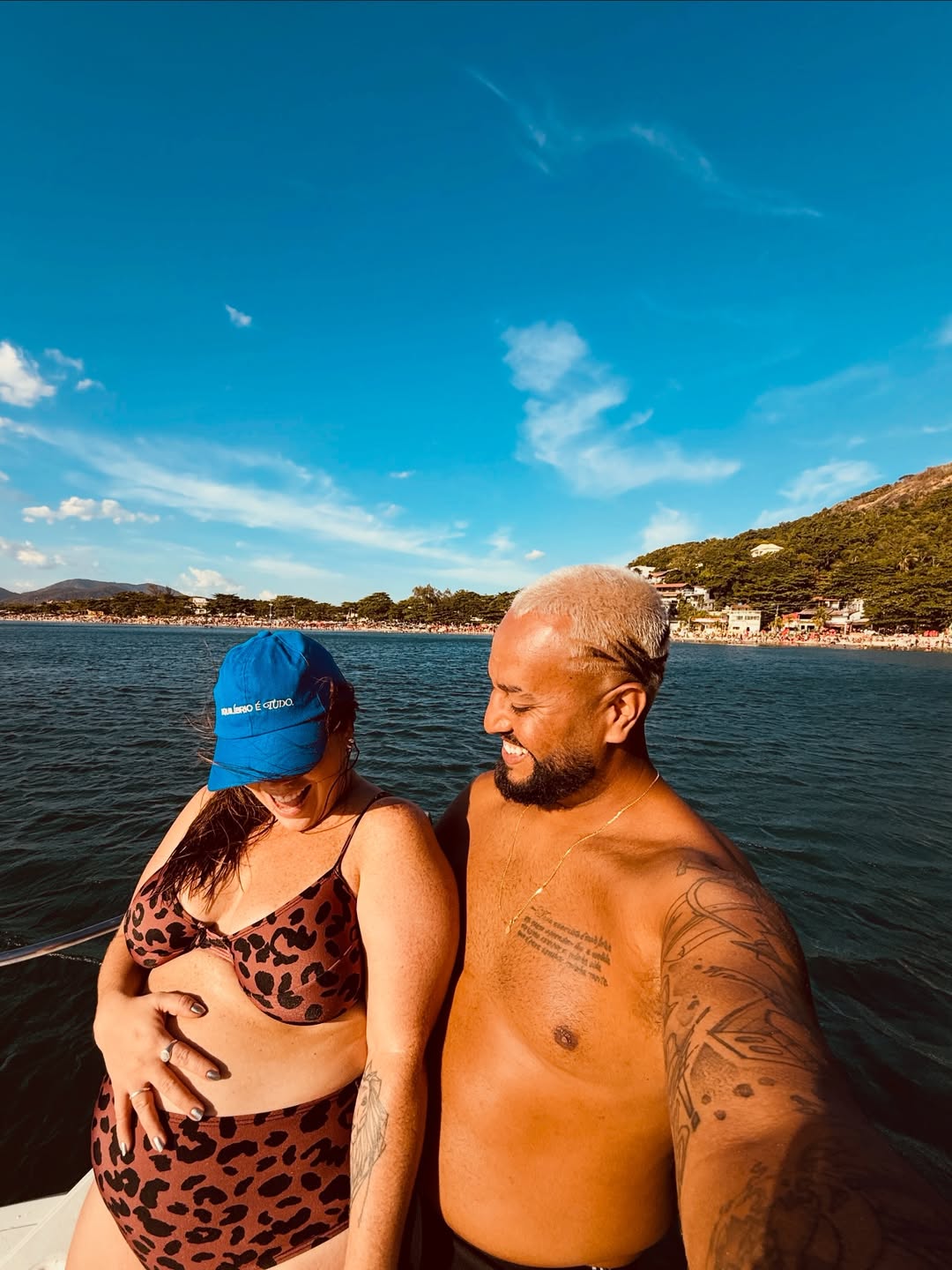 Tati Machado fez uma homenagem ao marido, Bruno Monteiro — Foto: Reprodução/Instagram @tati 