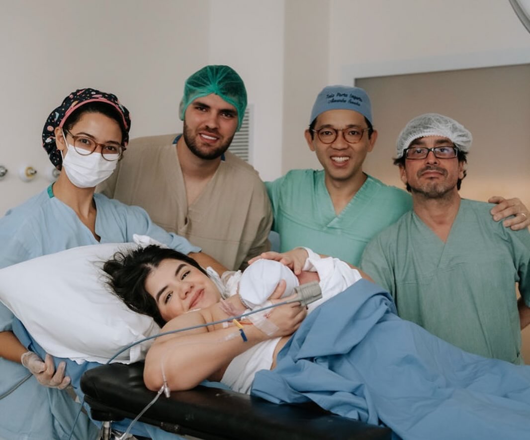 Carolina Chamberlain anuncia nascimento da filha- Foto: Reprodução / Instagram @carolchamberlain
