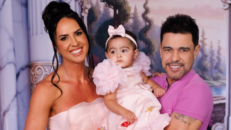 A festa luxuosa de 1 ano da filha caçula de Zezé Di Camargo; veja as fotos