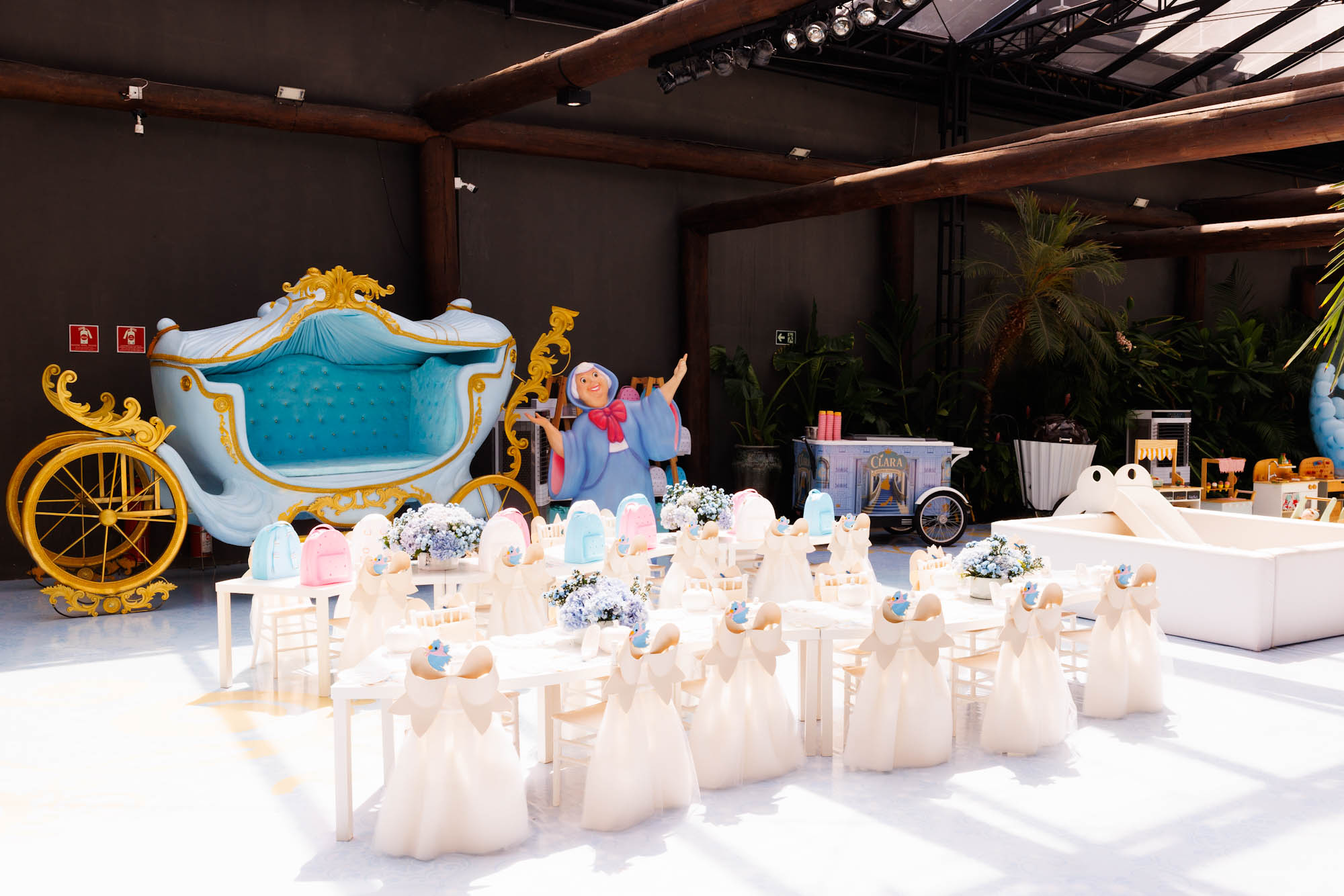 Decoração da festa de Clara Camargo - Foto: Brazil News